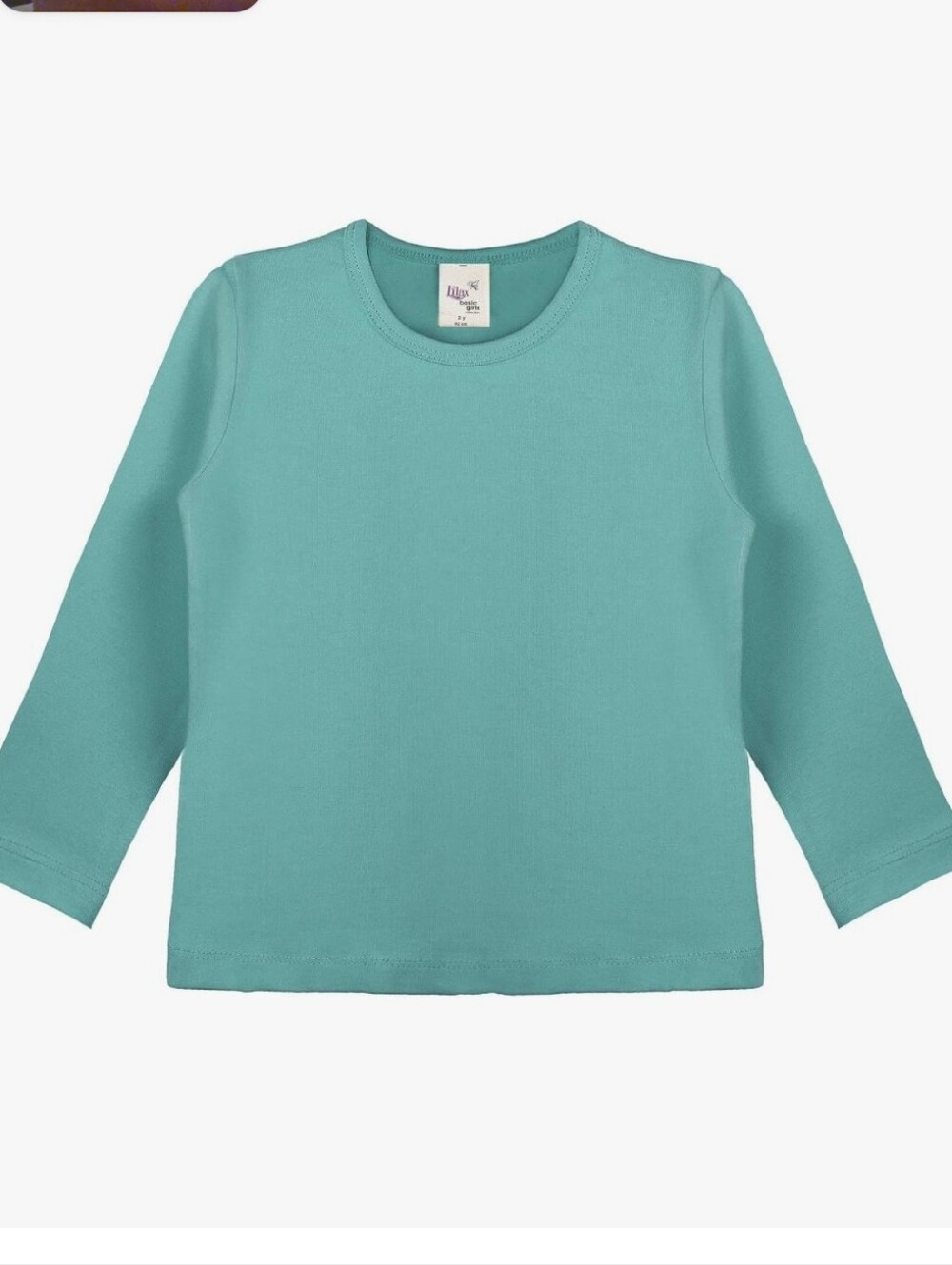 Lilax Girls' SEAFOAM Long Sleeve Cotton T-Shirt *OFFERS WELCOME*